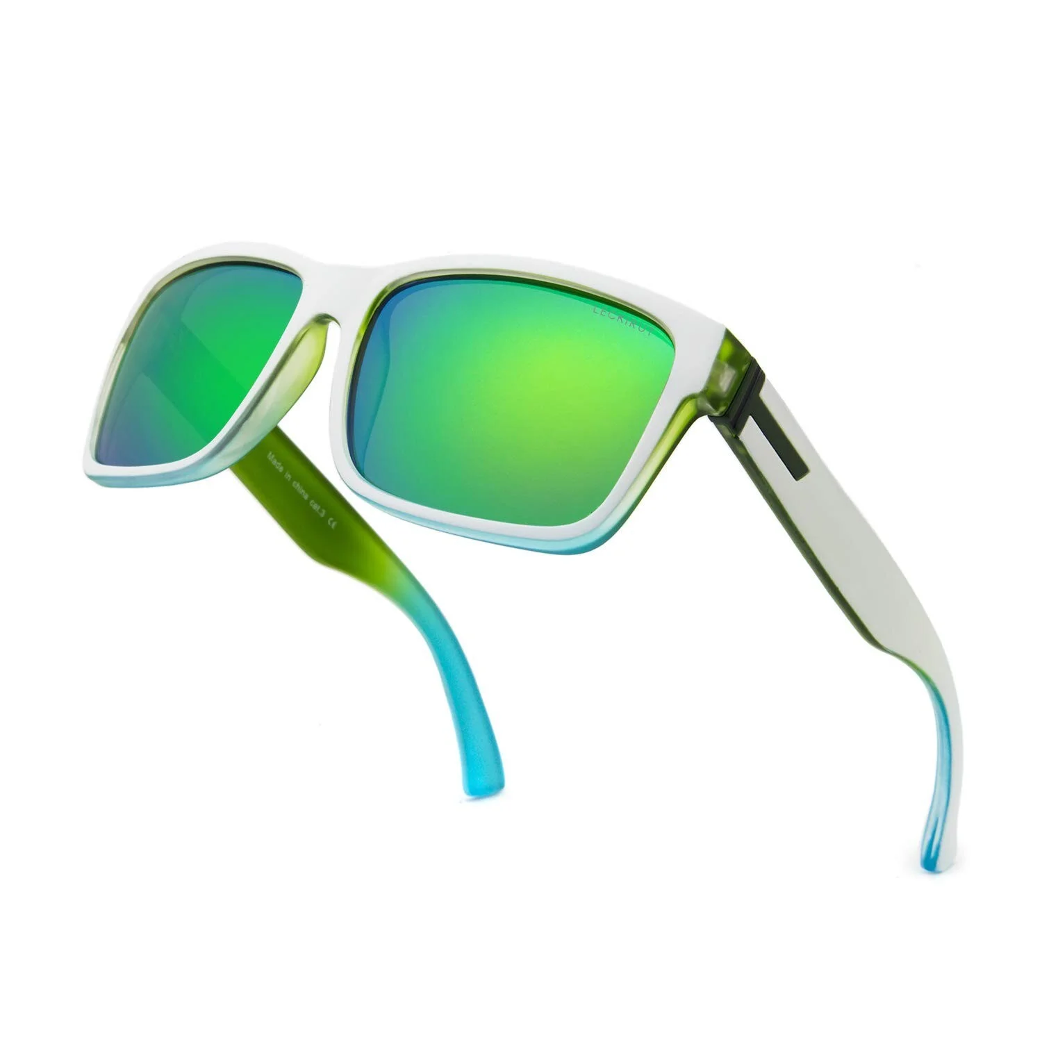 NWT Leckirut Unknown Sealed Eyewear Sunglasses Silver Frame Gray Lens Unisex 3